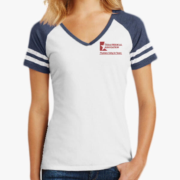 Women's Game V Neck Tee Thumbnail